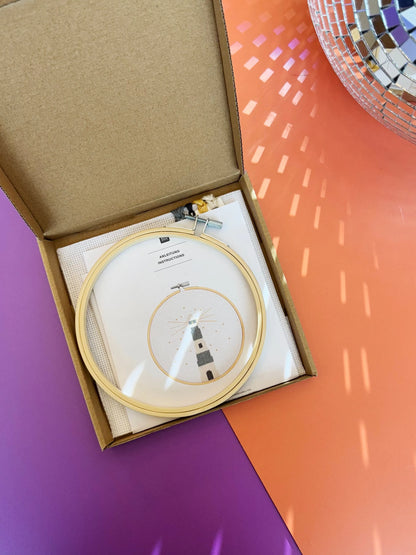 Stickset - Leuchtturm - Kreuzstich - 15cm - Rico Design