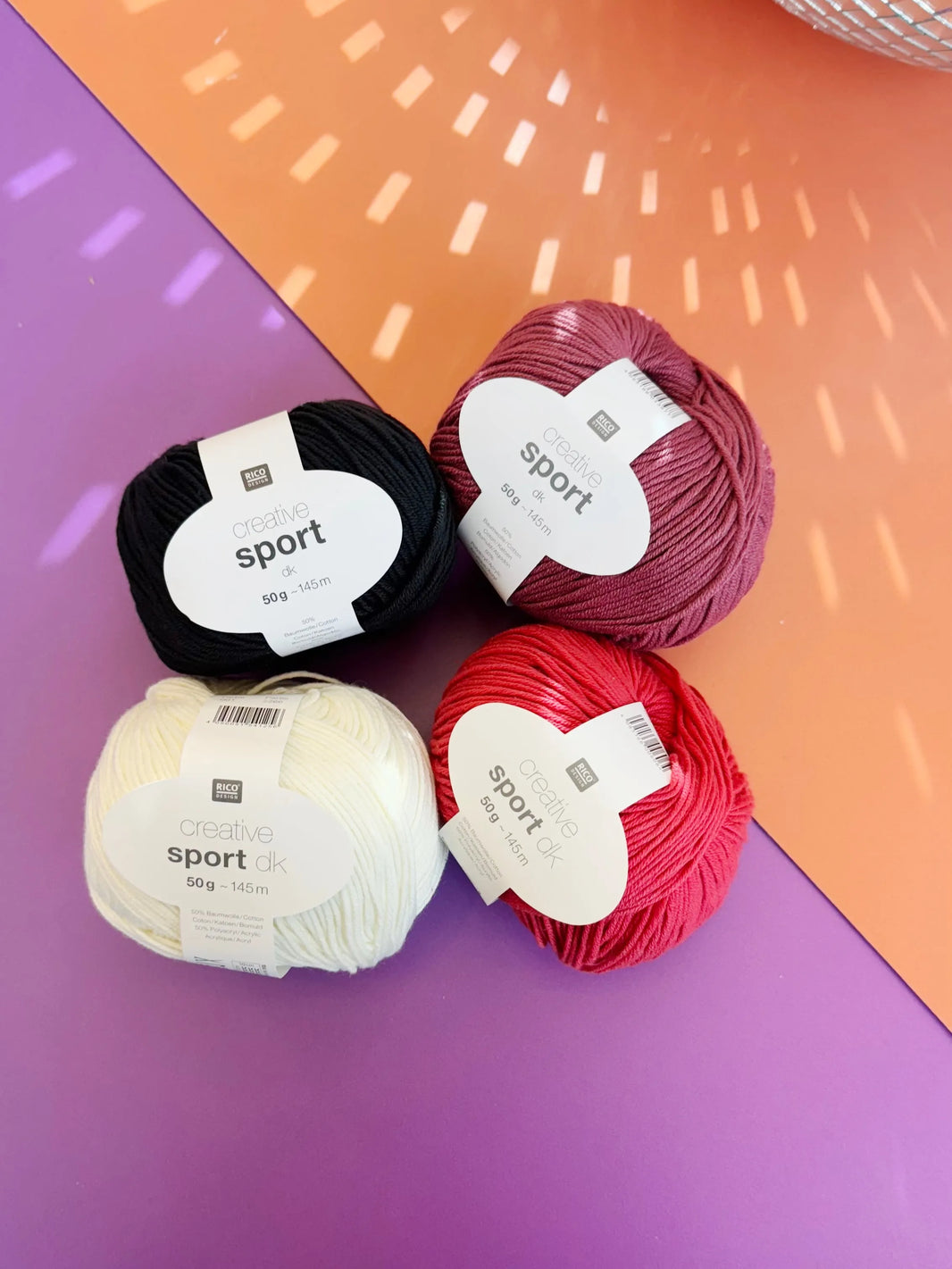 Garn - DK - Creative Sport - 50g - Baumwolle/Acryl - Rico Design