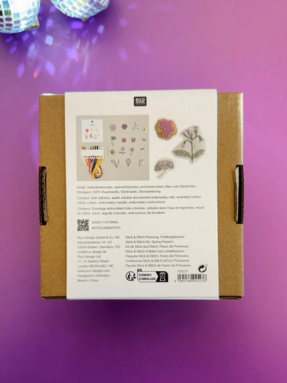 Embroidery Set - Spring flowers - Futschikato - Rico Design