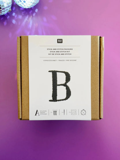 Embroidery Set - Letters with Serifes - Futschikato - Rico Design