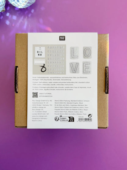 Stickset - Letters - Futschikato - Rico Design