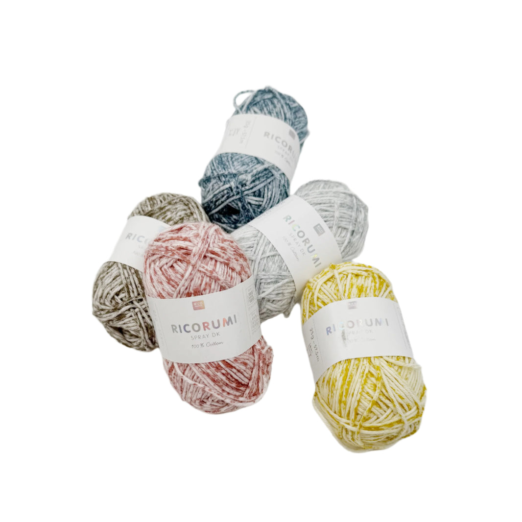 Garn Baumwolle - Ricorumi Spray dk - 25g - Rico Design - 10 Farben