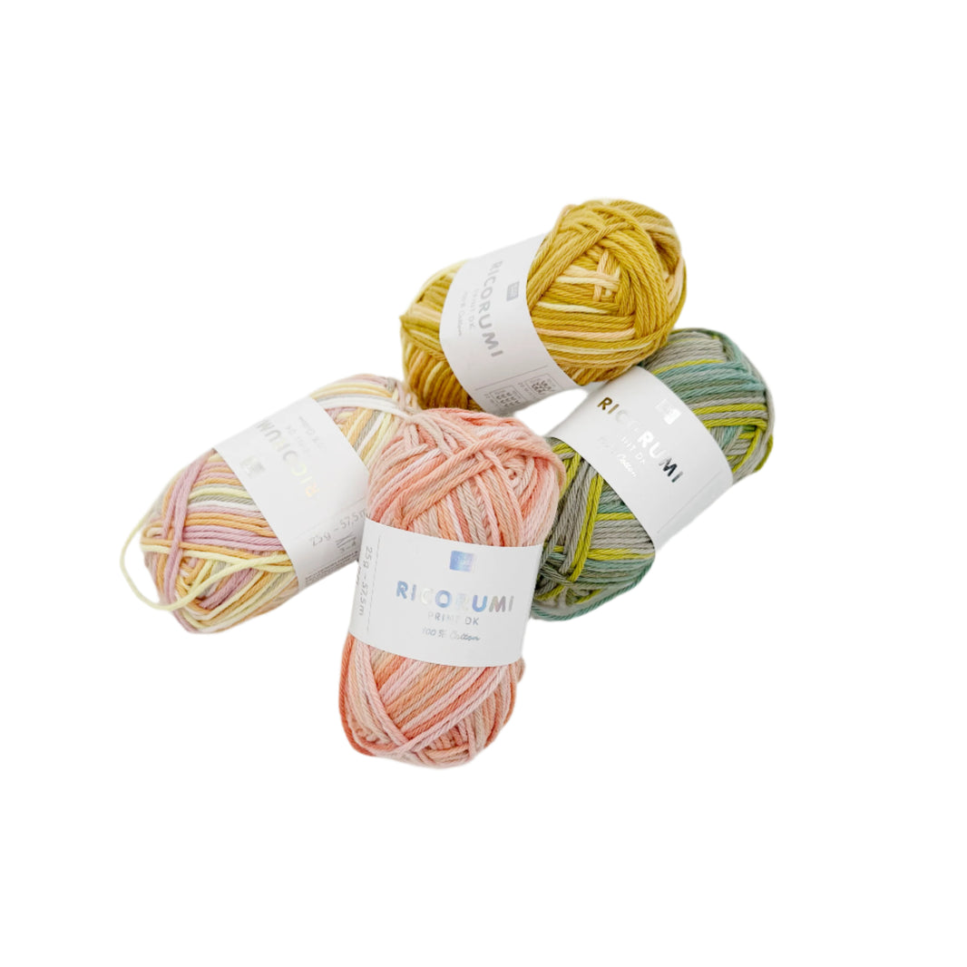 Garn Baumwolle - Ricorumi Print dk - 25g - Rico Design - 5 Farben
