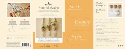 Makramee-Set Plant Hanger - 3 hanger - Mindful Making - DMC