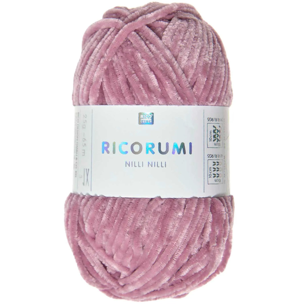 Chenille Yarn - 25g - beere - 010 - Creative Ricorumi Nilli Nilli - Rico Design