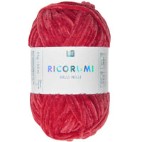 Chenille Yarn - 25g - rot - 009 - Creative Ricorumi Nilli Nilli - Rico Design