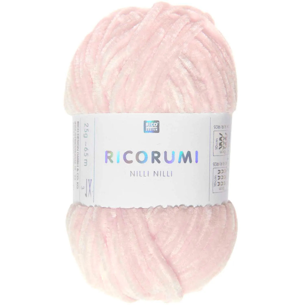 Chenille Yarn - 25g - rosa - 006 - Creative Ricorumi Nilli Nilli - Rico Design
