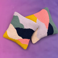 Punch Needle Set - Pillowcase - Abstract Landscape -  Set of 2 - Craftinglove - Deutsch