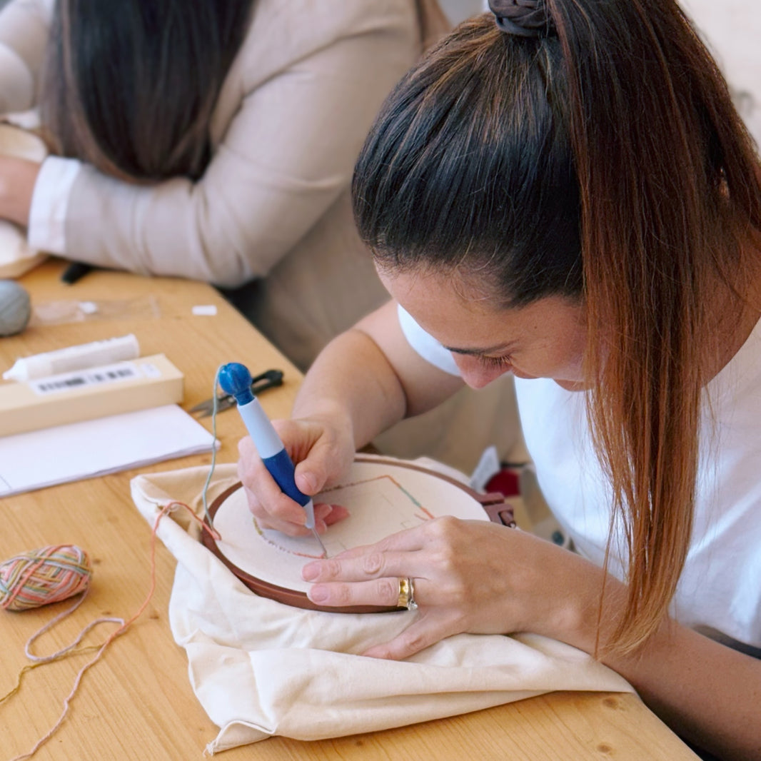 Punch Needle Workshop - flauschige Tasche