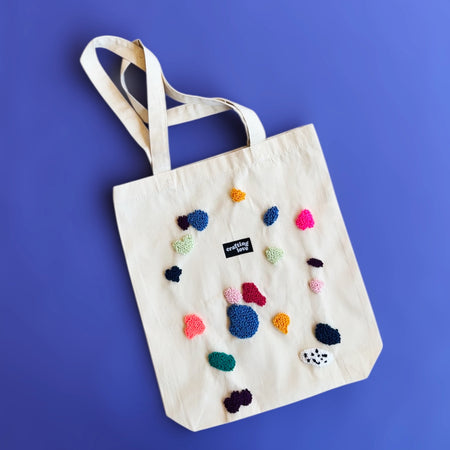 Connectinos Vorlage - Punch Needle Tasche - Craftinglove
