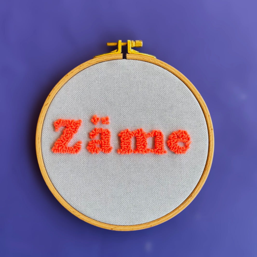 Punch Needle Set - Zäme - Wallpiece - Zäme-Collection - Craftinglove