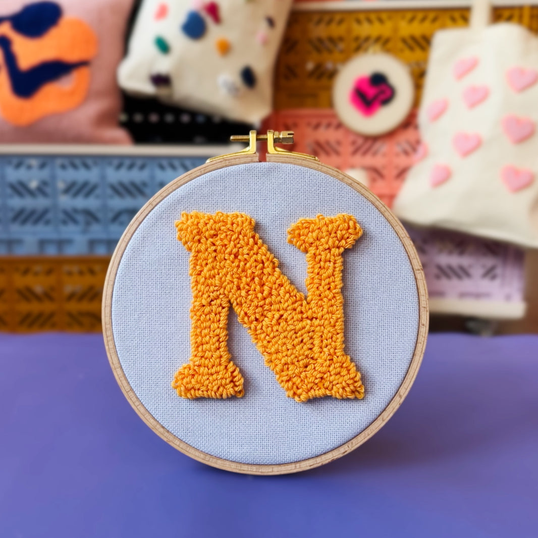 Punch Needle Set - Letter - Wallpiece - Zäme-Collection - Craftinglove