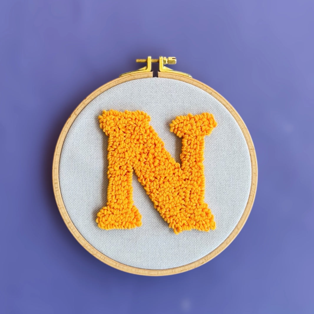 Punch Needle Set - Letter - Wallpiece - Zäme-Collection - Craftinglove