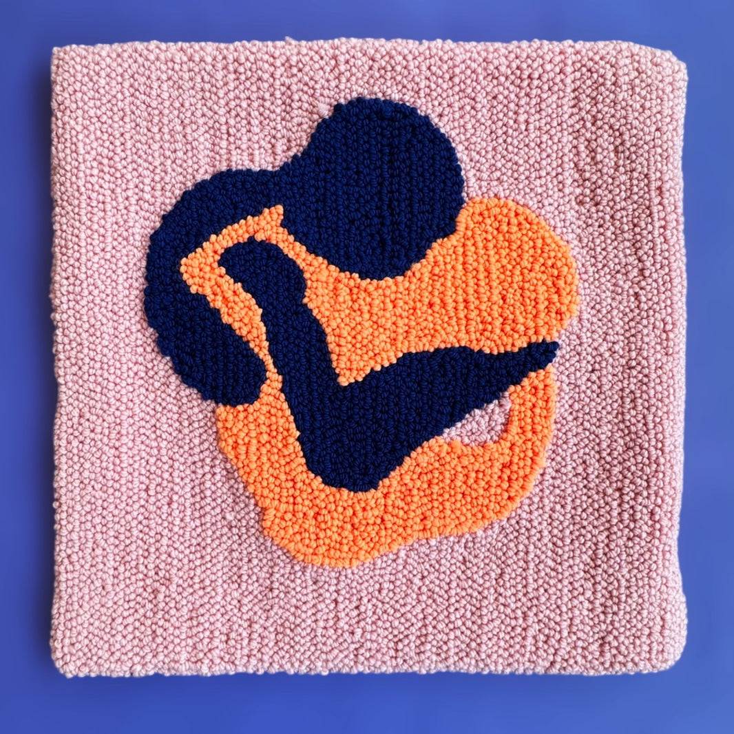 Punch Needle Set - Pillowcase - Hug - Zäme-Collection - Craftinglove - Deutsch