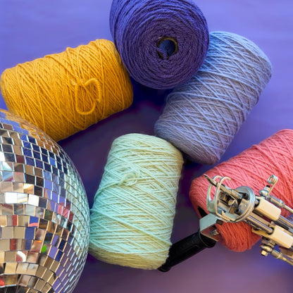 Tuftingwool - Tuftingyarn - TEX3/31 - NZ-Wool - 500g