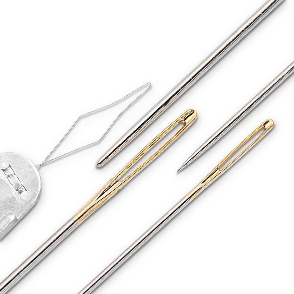 Embroidery Needles - with/without Tip - Threader - No. 18-22 - Prym