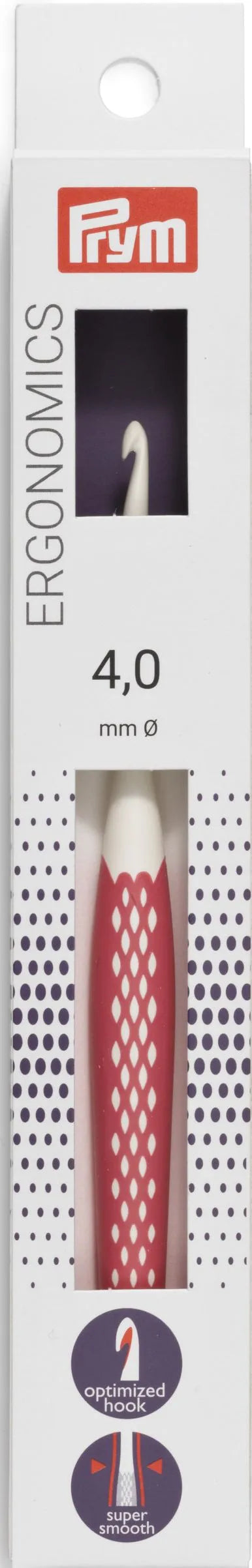 Crochet Hook - Ergonomics - 4mm - Prym
