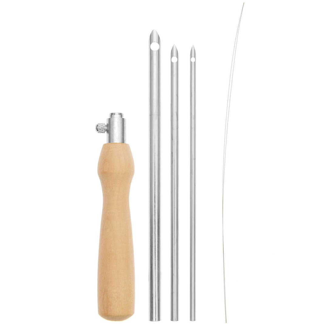 Punch Needle Set - Holz Punch Needle - 3 Nadelgrössen (2mm, 3mm, 4.5mm) - Rico Design