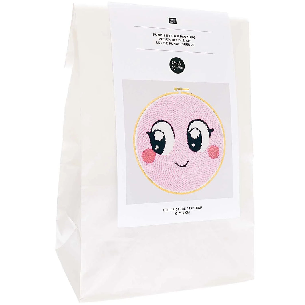 Punch Needle Set - Face Pink - Rico Design