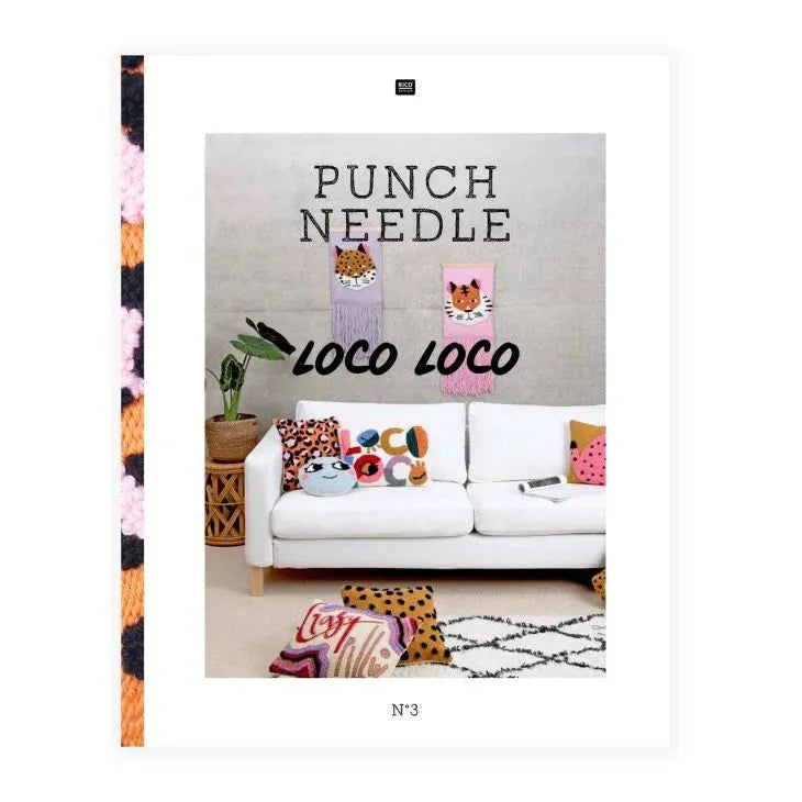 Punch Needle Buch - Nr. 3 - Loco Loco - Rico Design