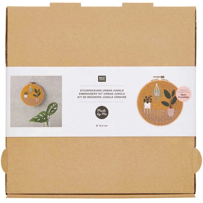 Embroidery Set - Urban Jungle - 15.5cm - Rico Design