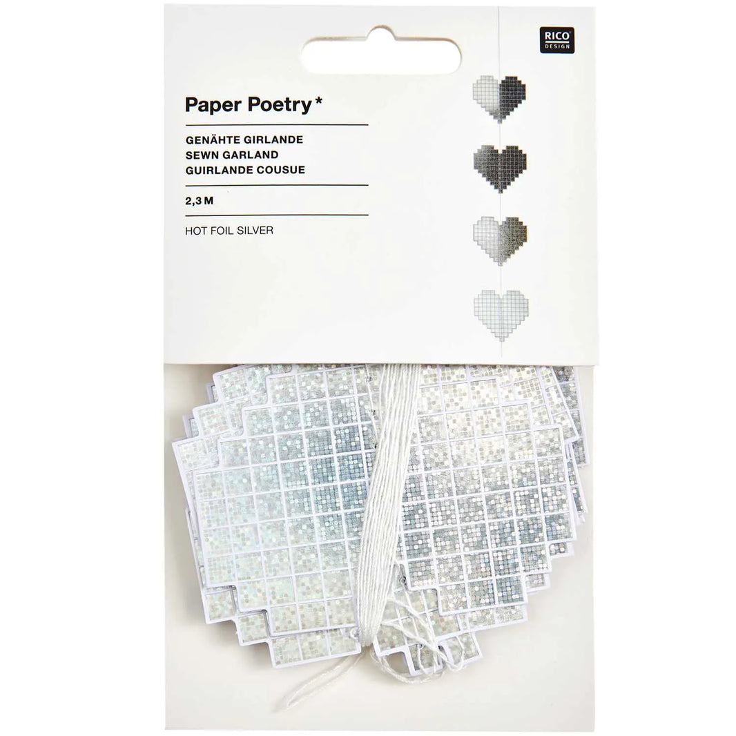 Heart-Shaped Party Garland - Rico Design