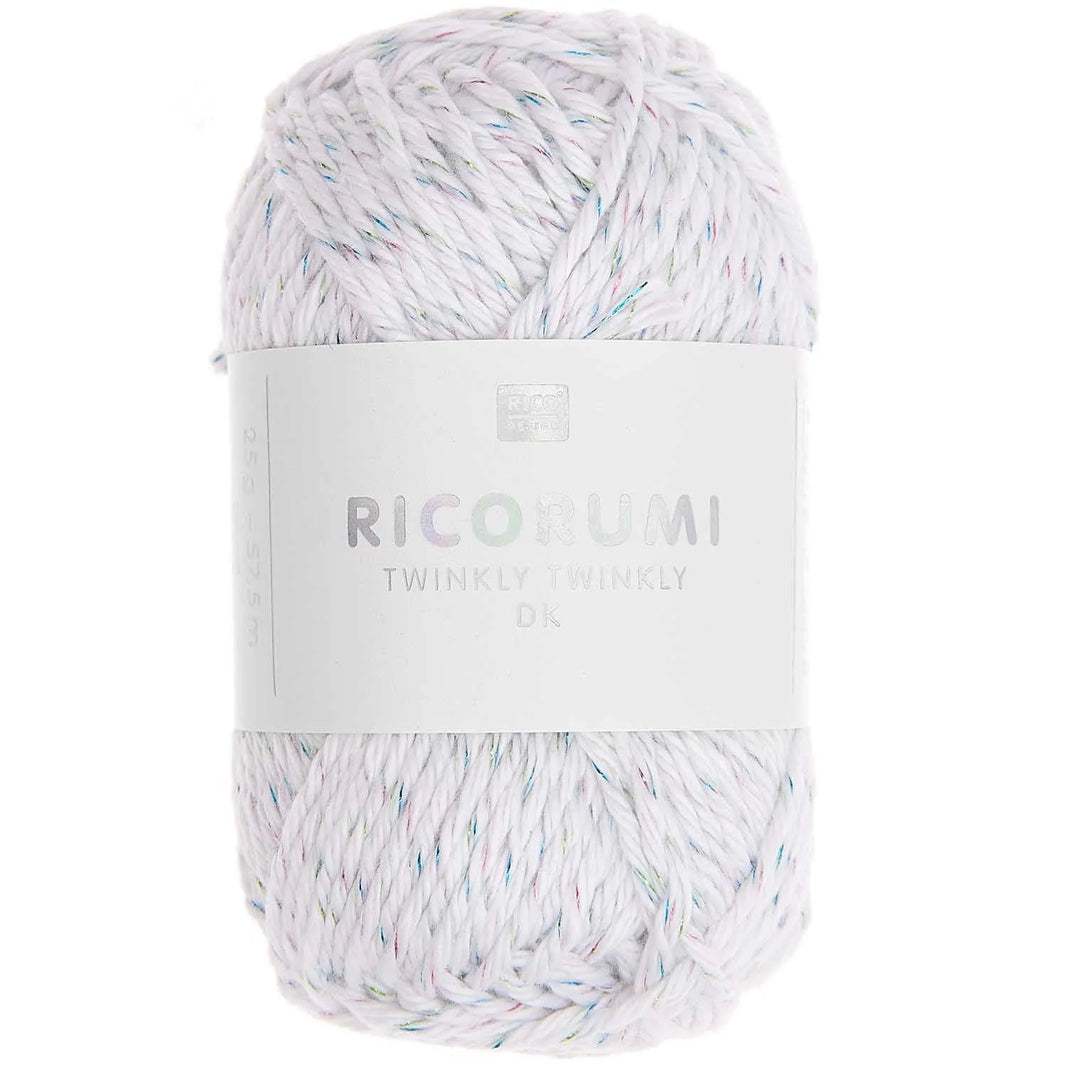 Yarn - Cotton - dk - 25g - regenbogen - 002 - Creative Ricorumi Twinkly Twinkly - Rico Design