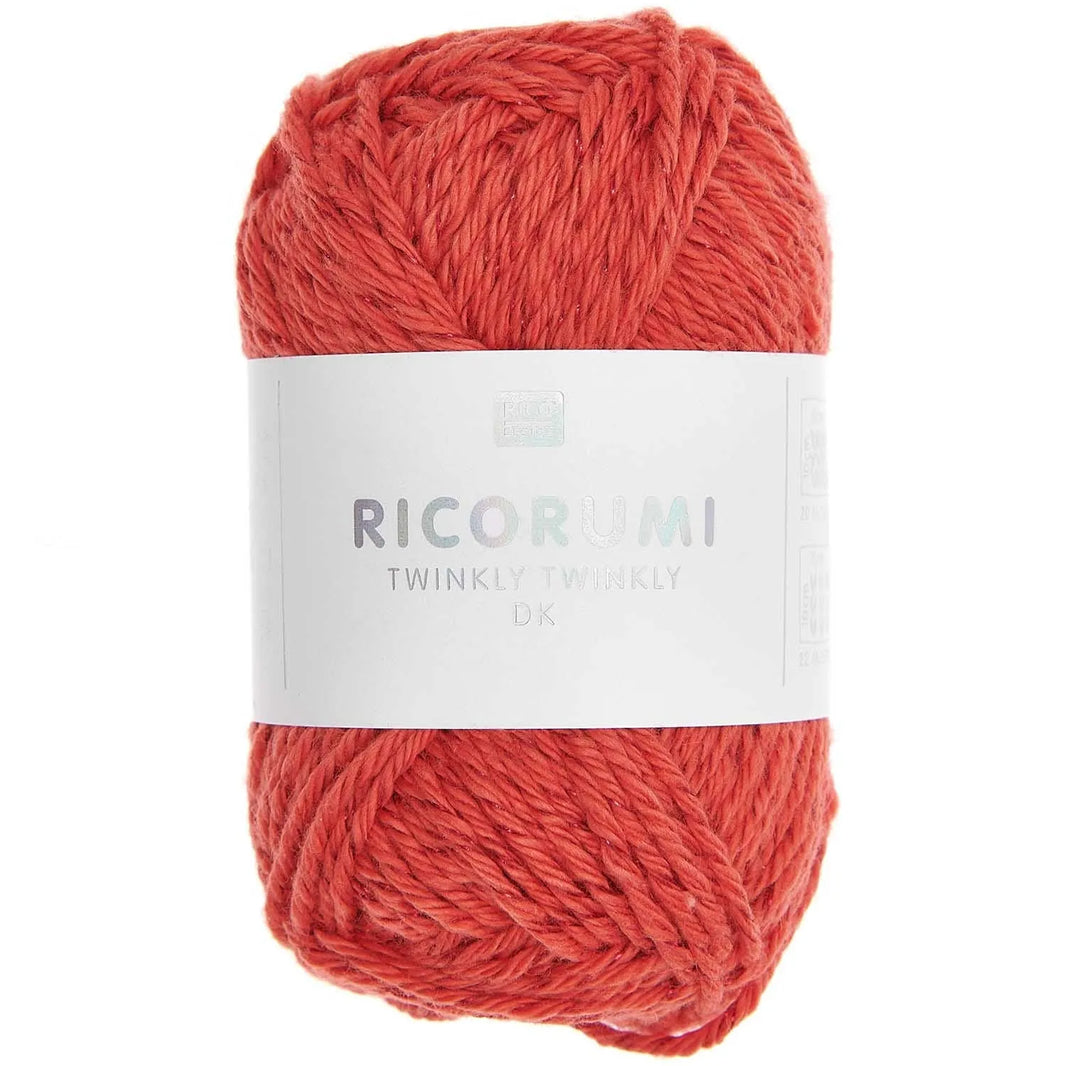 Yarn - Cotton - dk - 25g - rot - 009 - Creative Ricorumi Twinkly Twinkly - Rico Design