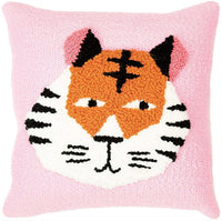 Punch Needle Kit, Pillow, Tiger incl. Punch Needle, Rico
