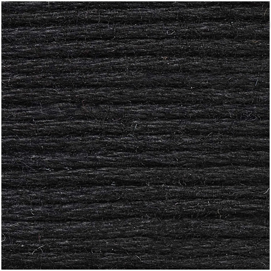 Stranded Cotton Mouliné (8m) - Schwarz - 296 - Rico Design