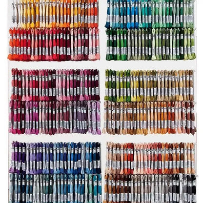 Sticktwist Mouliné (8 lfm) - Lachsrot - 034 - Rico Design