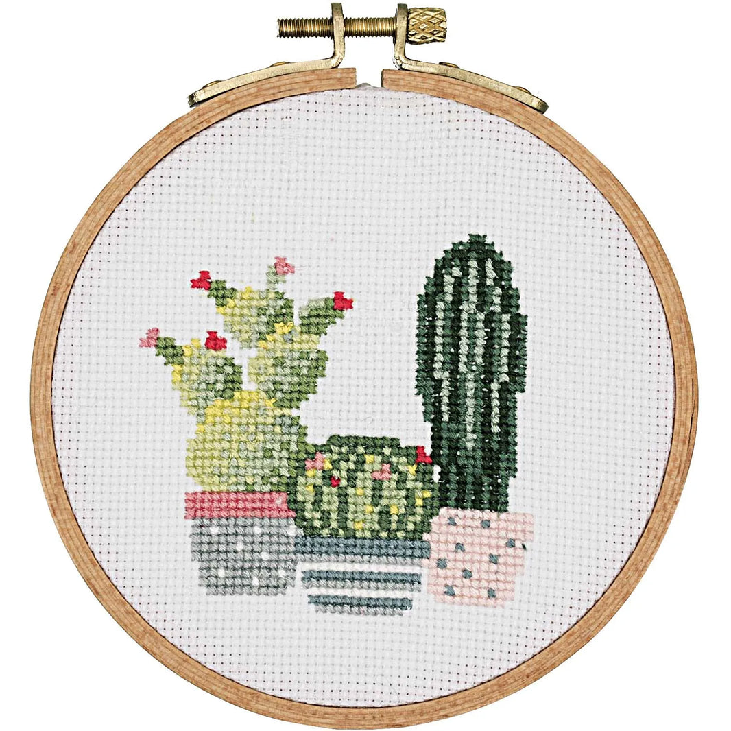 Embroidery Set - Cactus - Crossstitch - Rico Design