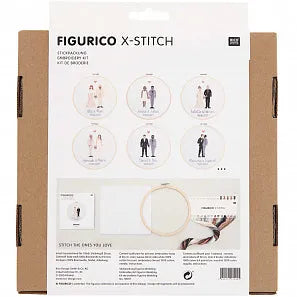 Embroidery Set - Wedding - crossstitch - Figurico - Rico Design
