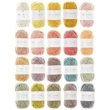 Yarn - Cotton - 25g - Set of 20 -  DK - Creative Ricorumi - Rico Design