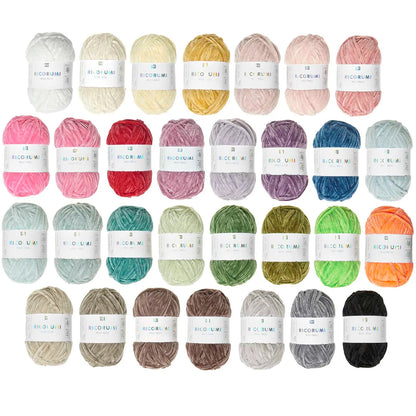 Chenille Garn - 25g - 30 Stück - Creative Ricorumi Nilli Nilli - Rico Design