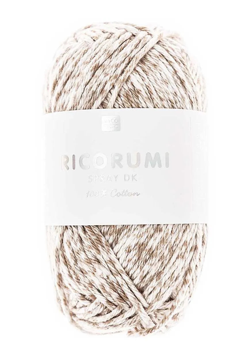 Garn - Baumwolle - 25g - beige - 008 - Creative Ricorumi Spray - Rico Design