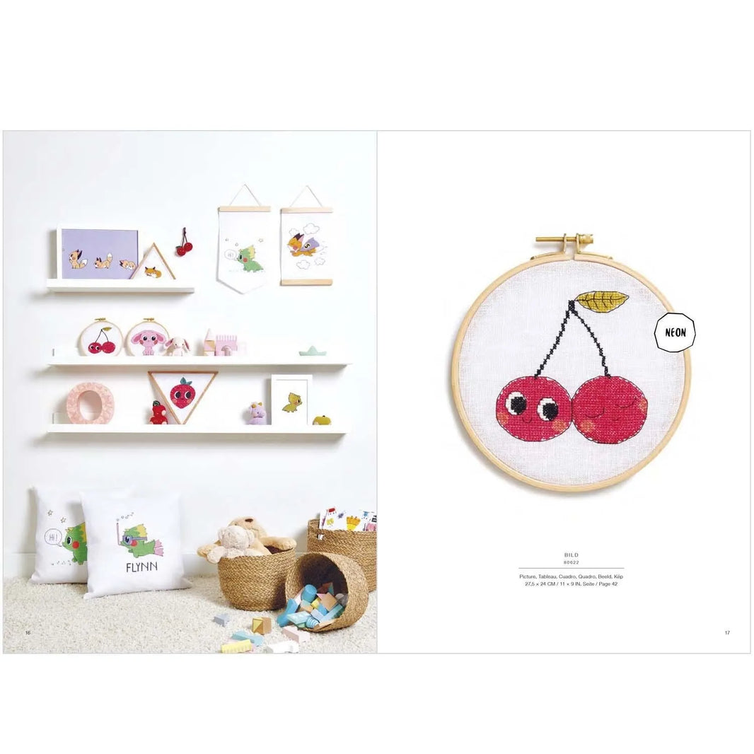 Embroidery Book - Cute Cuter Kawaii - 175 - Rico Design