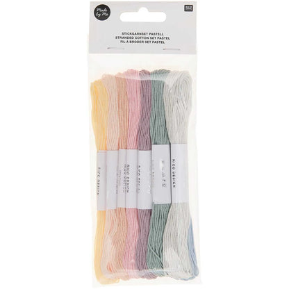 Embroidery Thread Set – Pastel - 10 pcs - Rico Design