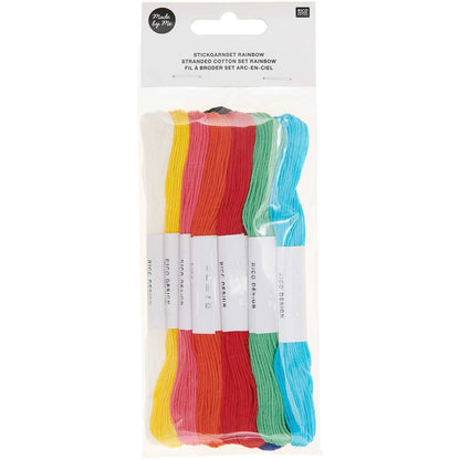 Embroidery Thread Set – Rainbow - 10 pcs - Rico Design