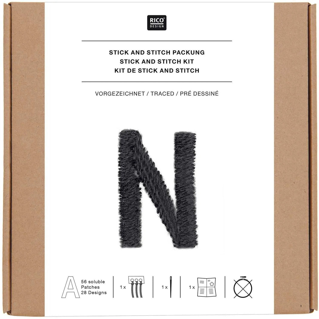 Stickset - Letters - Futschikato - Rico Design
