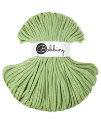 Braided cord 5mm - Cotton - Unicolor Matcha - Bobbiny