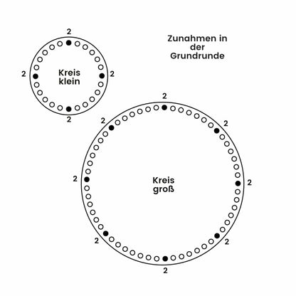 Holzboden für Häkelkorb - rund - Addi Shapes - Addi