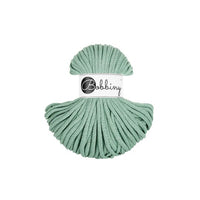 Braided cord 5mm - Cotton - Aloe - Bobbiny