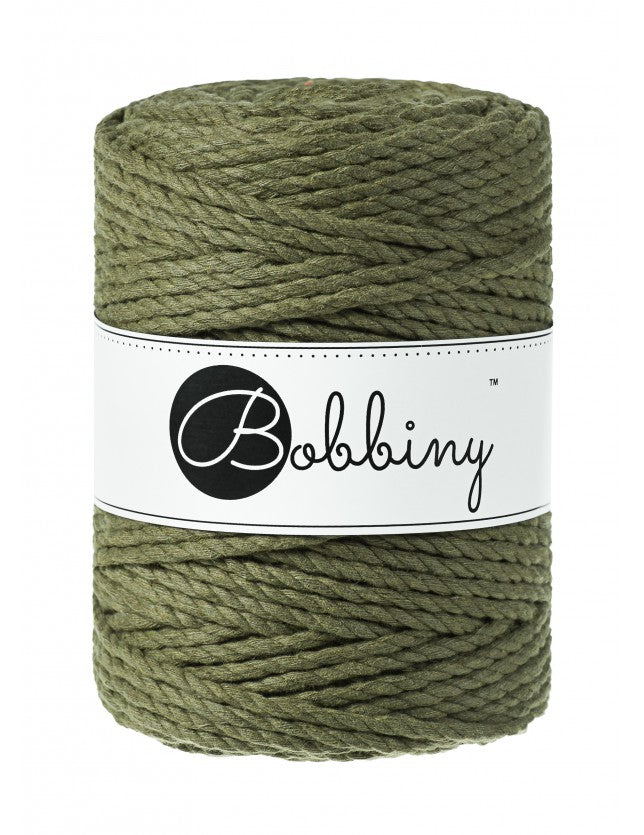 Macrame 3ply Rope - 5mm - 100m - cotton - Bobbiny