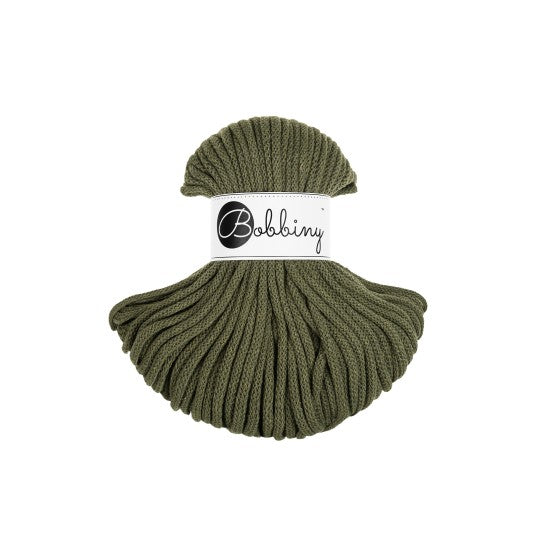 Braided Cord 5mm (50m) - Cotton - Bobbiny