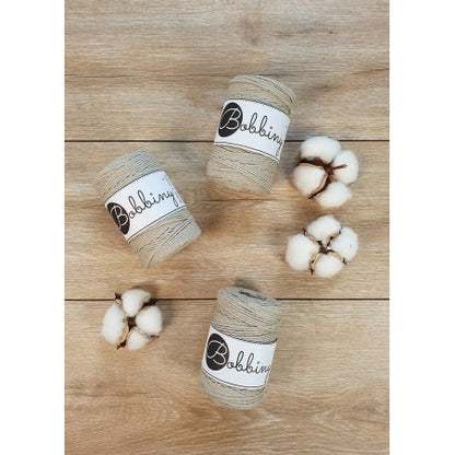 Makrame Garn - Rope - 1,5mm - 100m - Baumwolle - Bobbiny