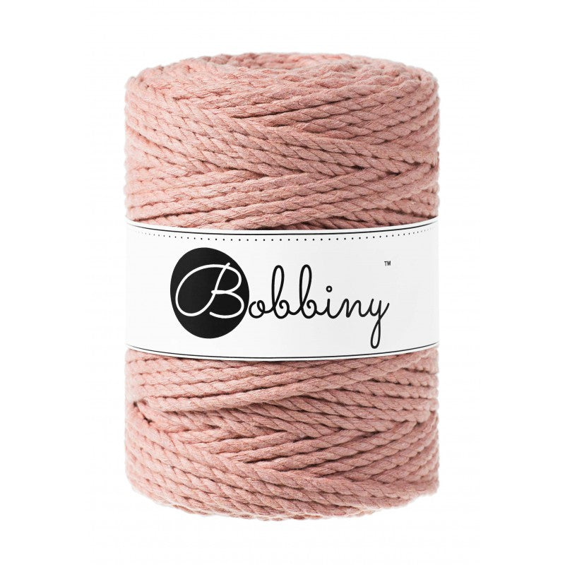 Macrame 3ply Rope - 5mm - 100m - cotton - Bobbiny