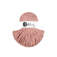 Braided cord 5mm - Cotton - Blush - Bobbiny