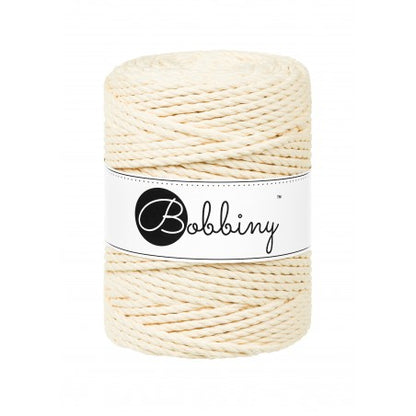 Makramee 3ply Schnur - 5mm - 100m - cotton - Bobbiny