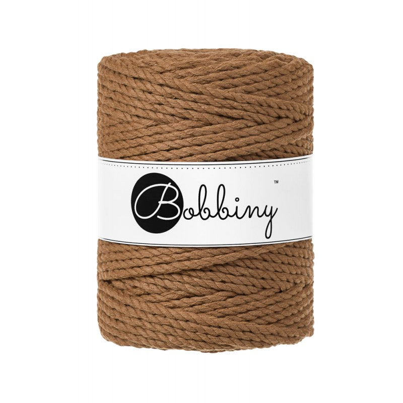 Macrame 3ply Rope - 5mm - 100m - cotton - Bobbiny